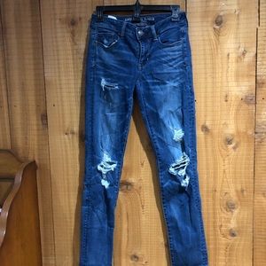 American Eagle Super Stretch Distressed Jeans
